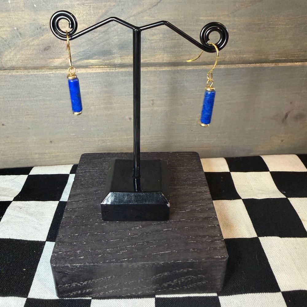 “Lapis Love” Dangle Earrings